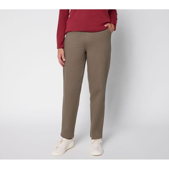 SUNNYLiFE Pants - SUNNYLiFE Women's Petite Pants PM Denim & Co. Original Waist Side Brown A624300